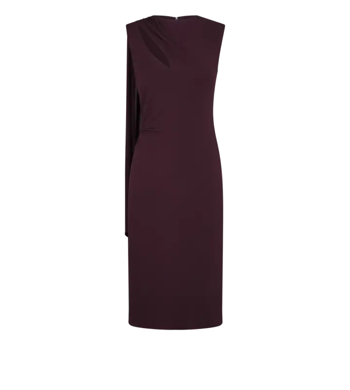 COCKTAIL DRESS WITH CUT OUT AND SCARF DETAIL online